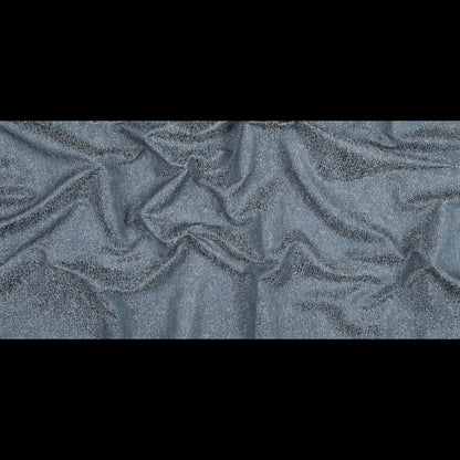 Satin-Face Jacquard - Sky Crackle - British Imported Full