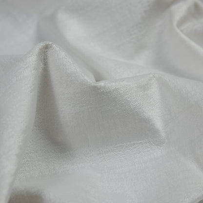Embossed Textured Velvet - Alabaster - British Imported Detail