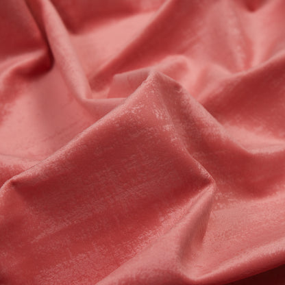Embossed Textured Velvet - Coral - British Imported Detail