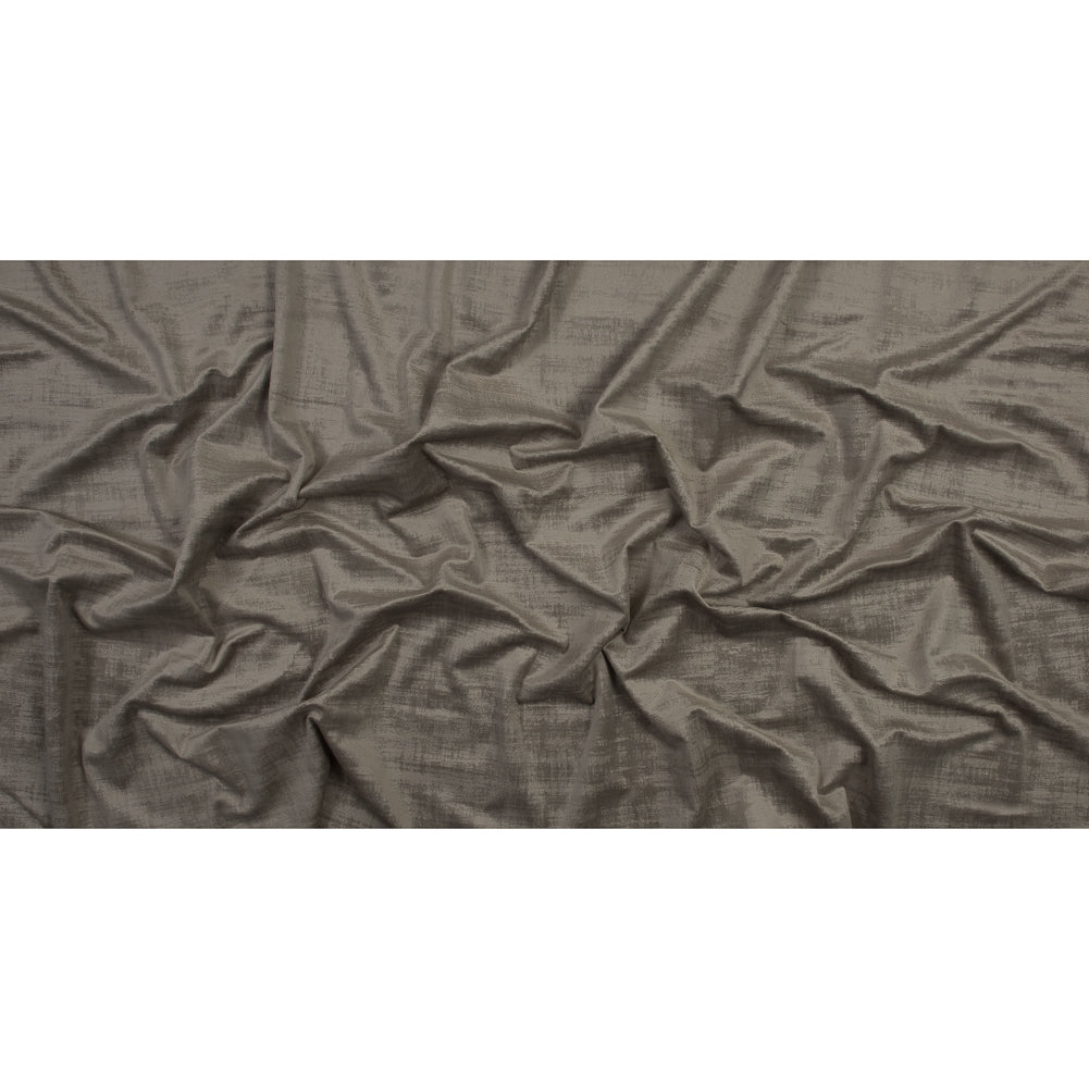 Embossed Textured Velvet - Putty - British Imported Full