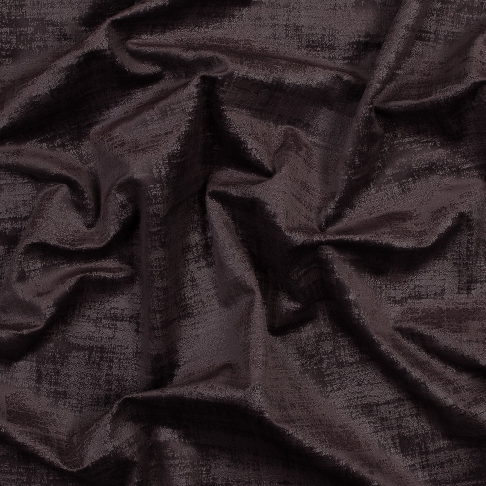 Embossed Textured Velvet - Thistle - British Imported
