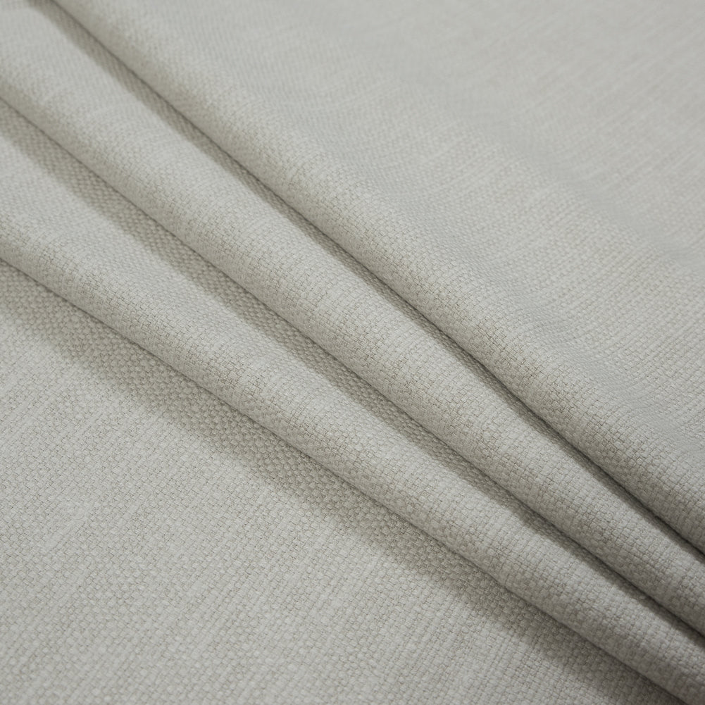 Polyester and Cotton Woven - Ecru - British Imported Folded