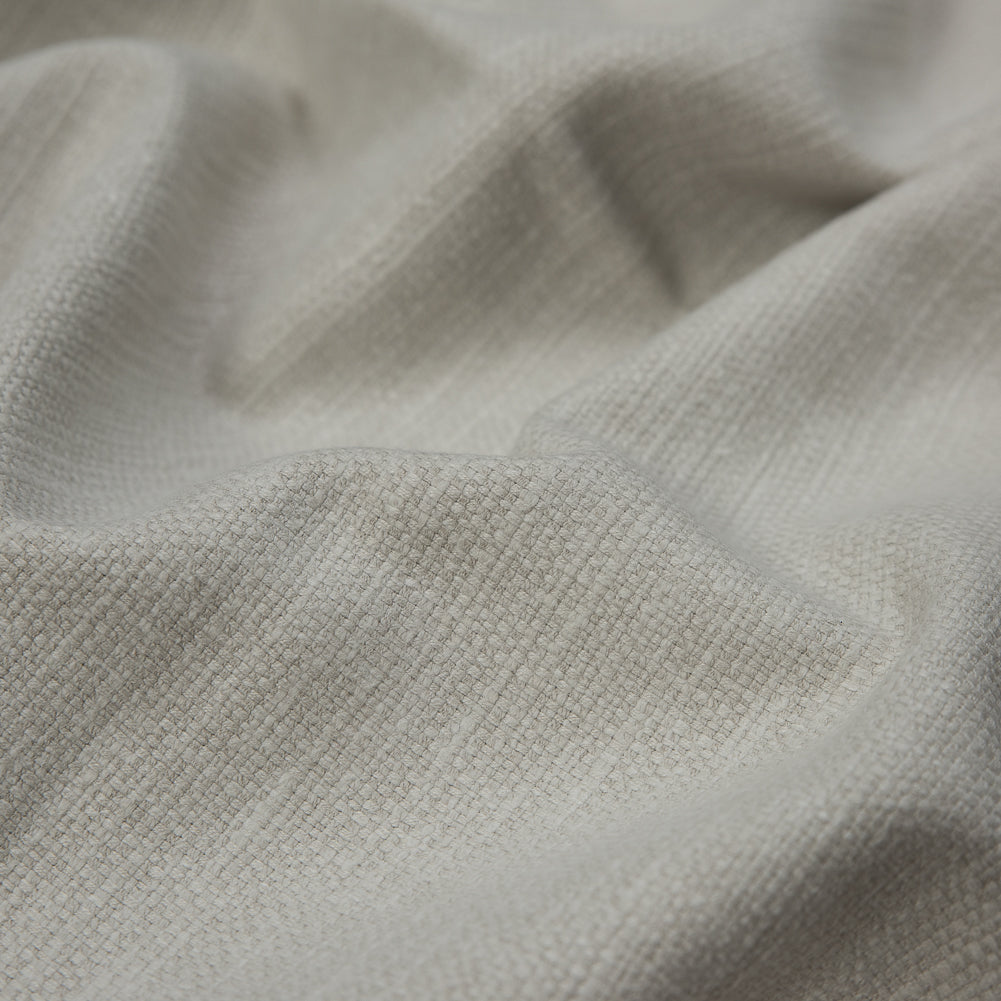 Polyester and Cotton Woven - Ecru - British Imported Detail