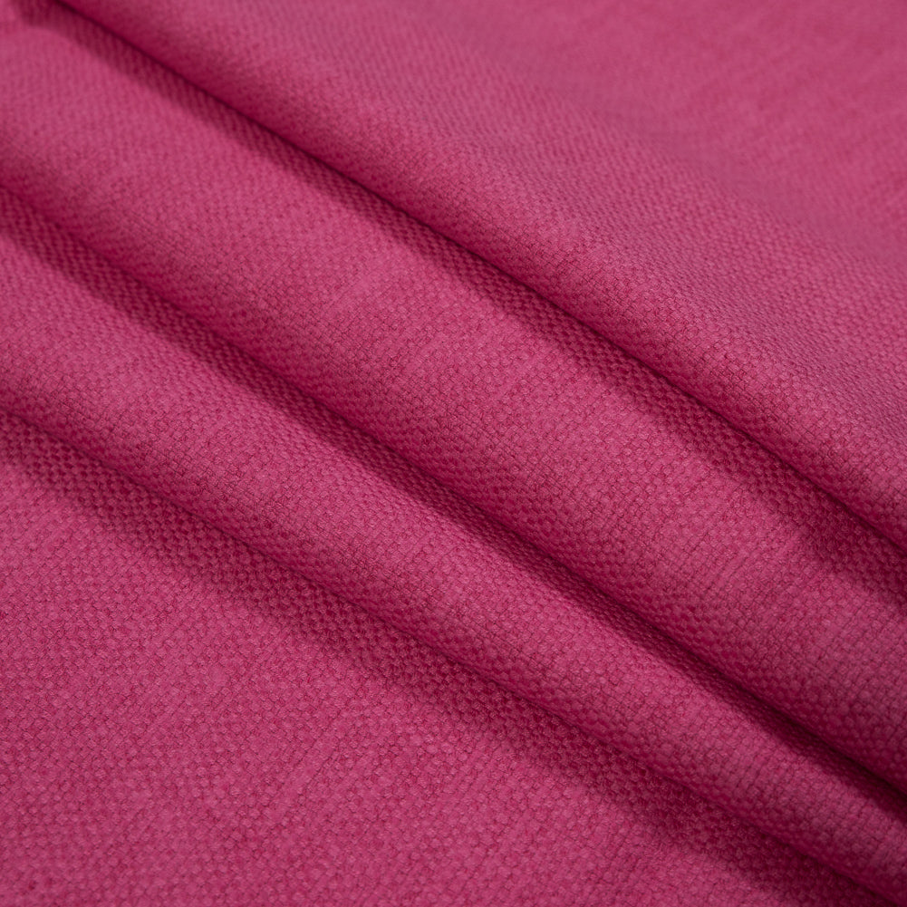 Polyester and Cotton Woven - Fuchsia - British Imported Folded