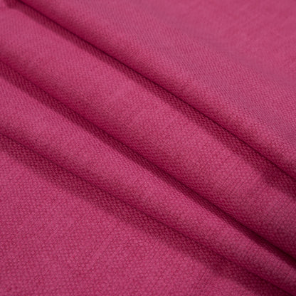 Polyester and Cotton Woven - Fuchsia - British Imported Folded