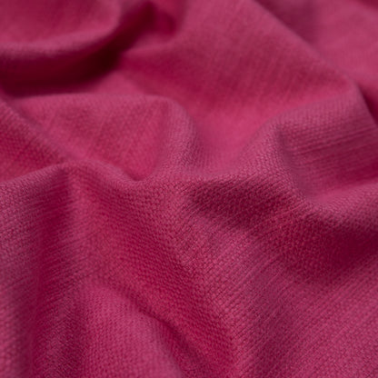 Polyester and Cotton Woven - Fuchsia - British Imported Detail