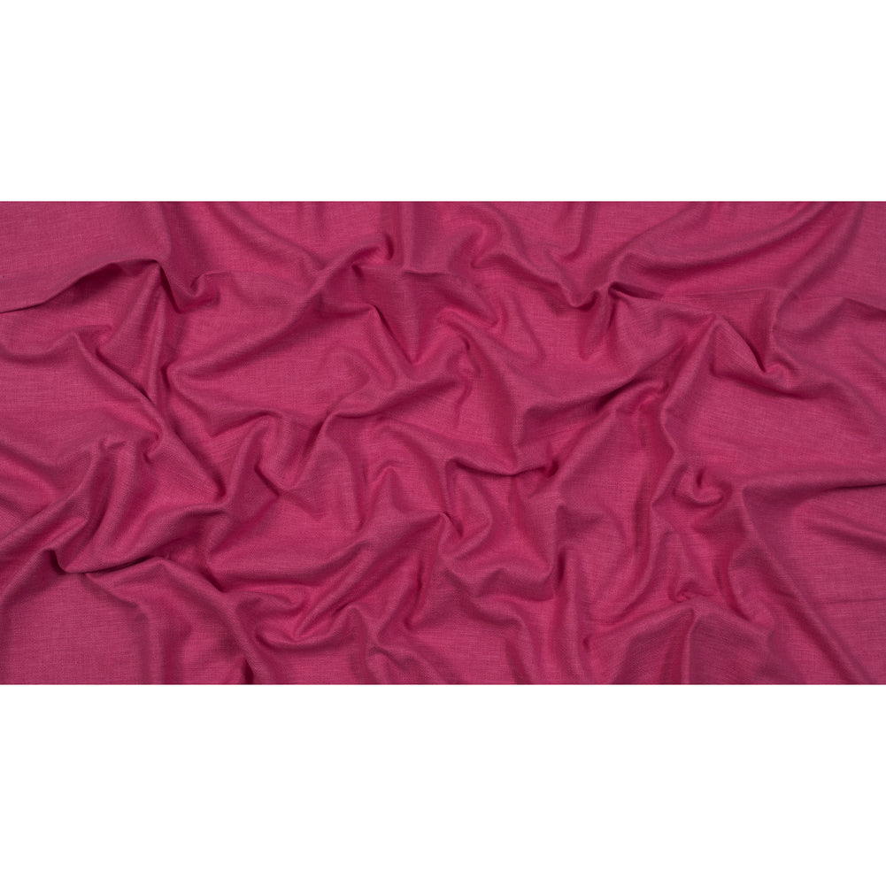 Polyester and Cotton Woven - Fuchsia - British Imported Full