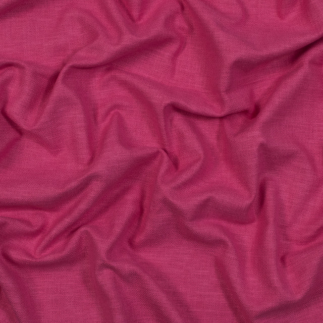 Polyester and Cotton Woven - Fuchsia - British Imported