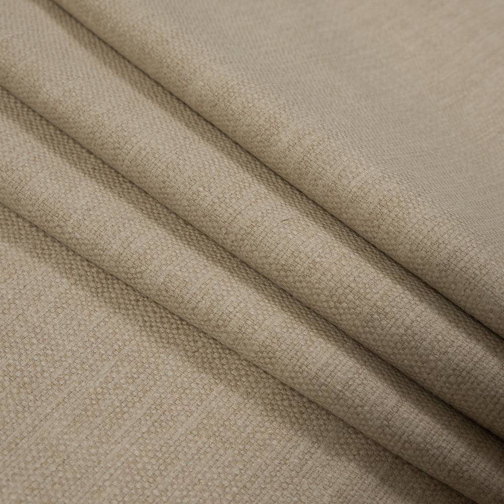 Polyester and Cotton Woven - Wheat - British Imported Folded