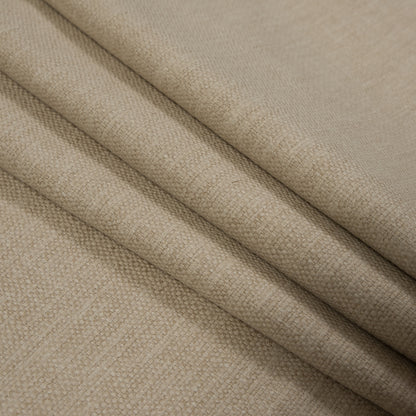 Polyester and Cotton Woven - Wheat - British Imported Folded