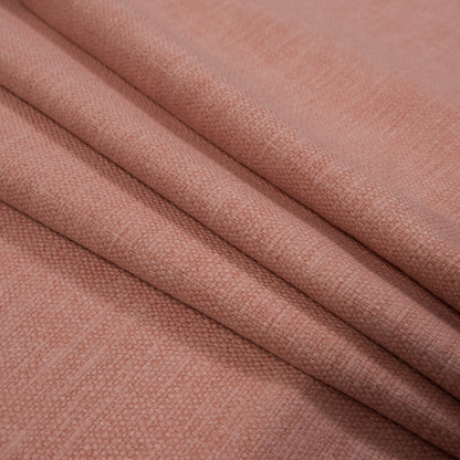 Polyester and Cotton Woven - Coral - British Imported Folded