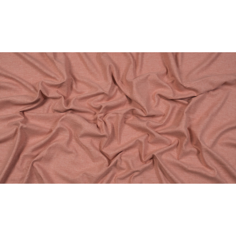 Polyester and Cotton Woven - Coral - British Imported Full