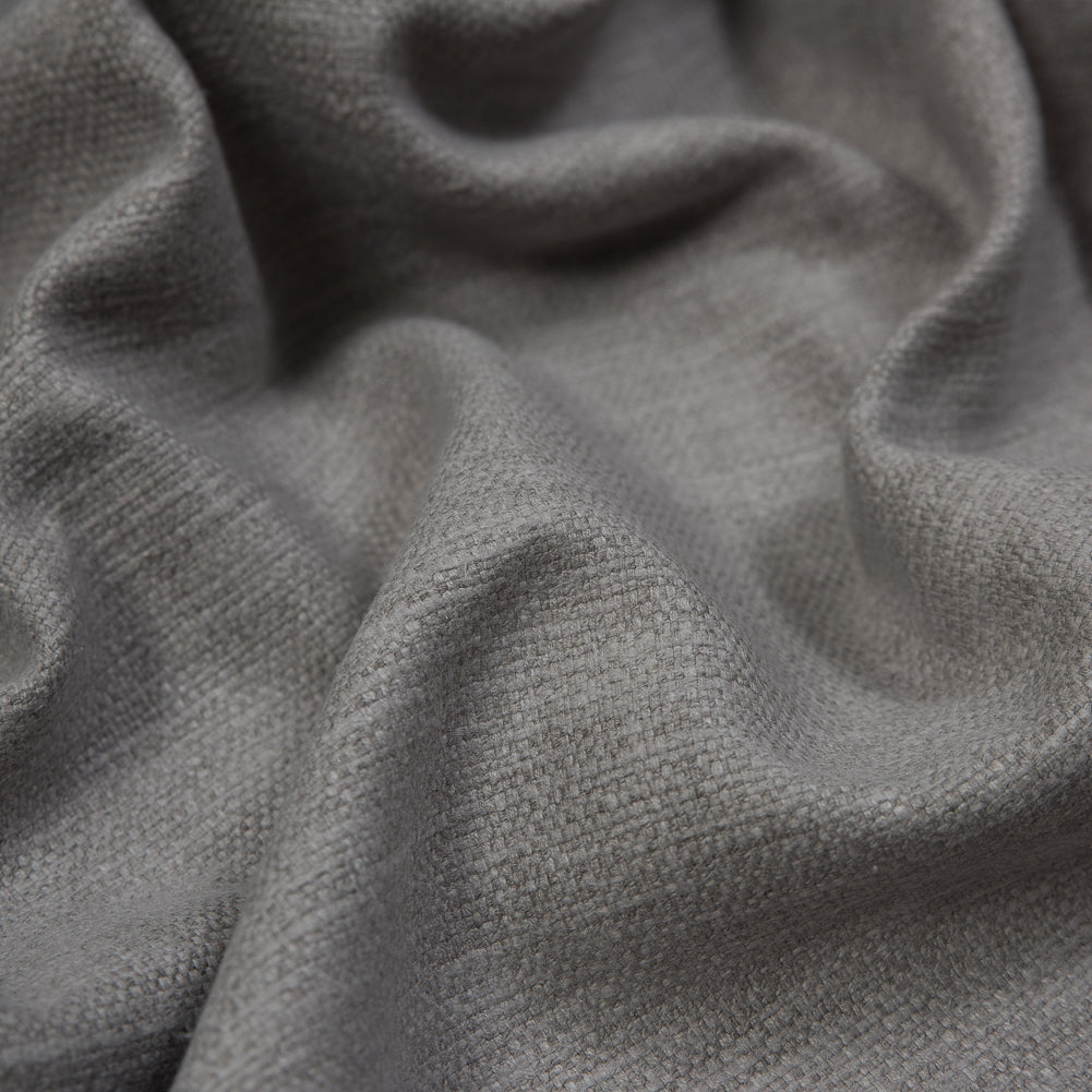 Polyester and Cotton Woven - Fog - British Imported Detail