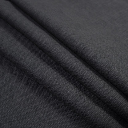Polyester and Cotton Woven - Charcoal - British Imported Folded