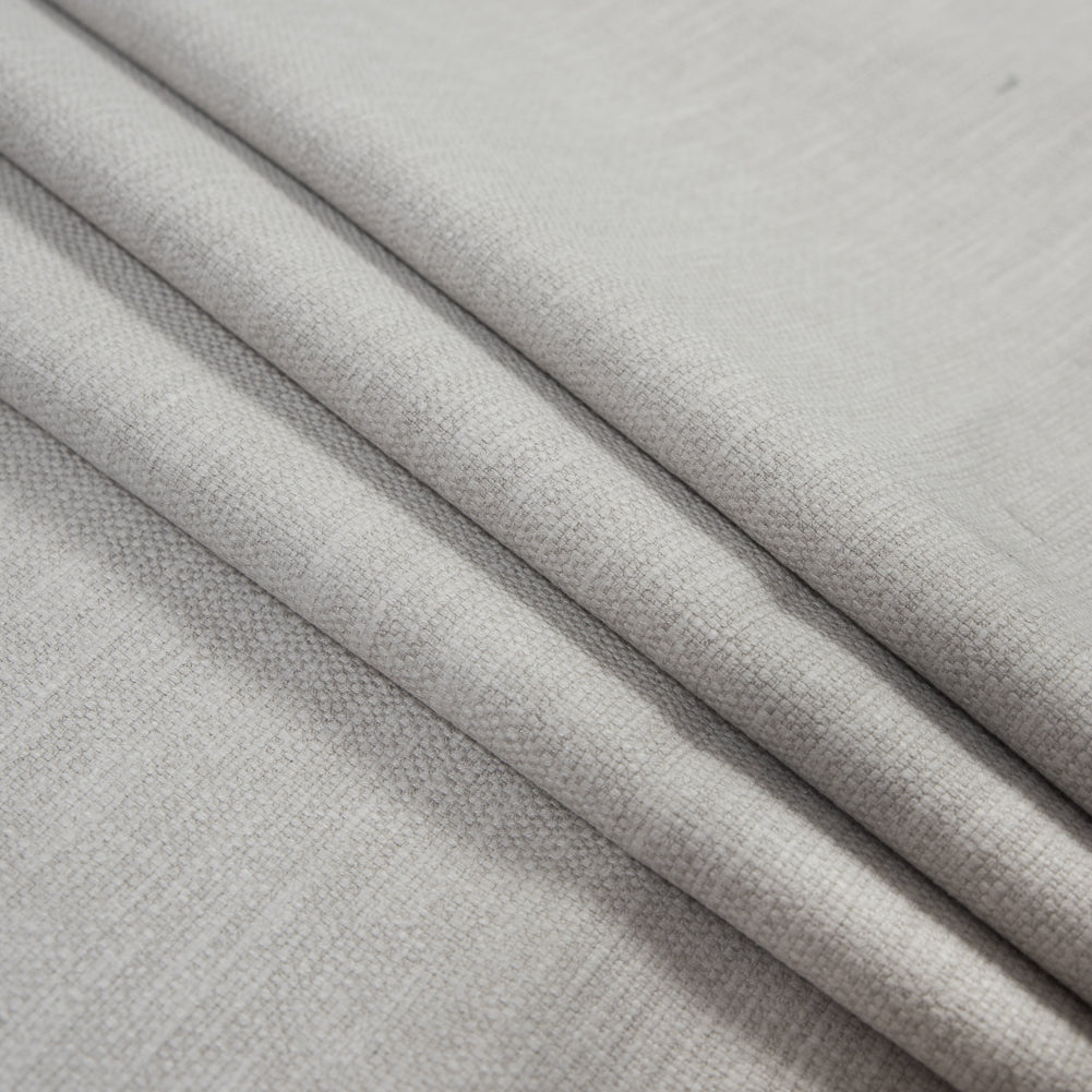 Polyester and Cotton Woven - Dove - British Imported Folded