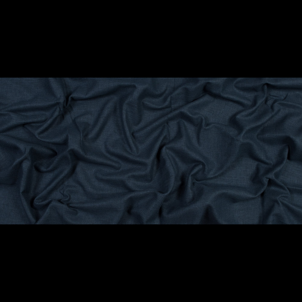 Polyester and Cotton Woven - Indigo - British Imported Full