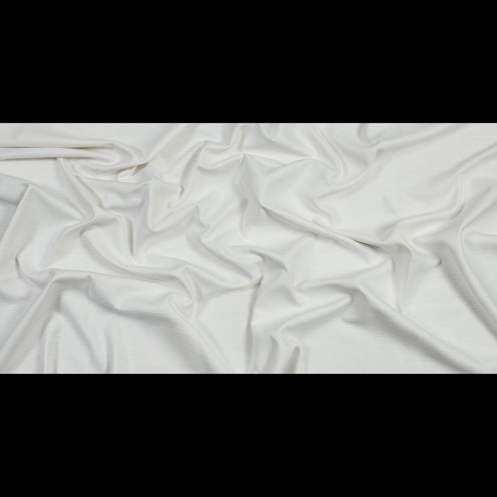 Polyester and Cotton Woven - Ivory - British Imported Full