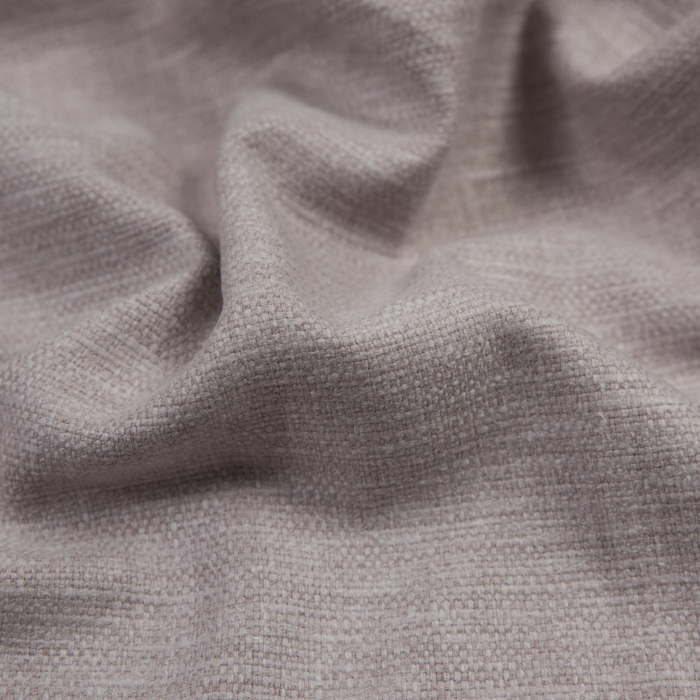 Polyester and Cotton Woven - Mauve - British Imported Detail