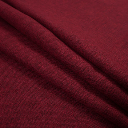 Polyester and Cotton Woven - Merlot - British Imported Folded