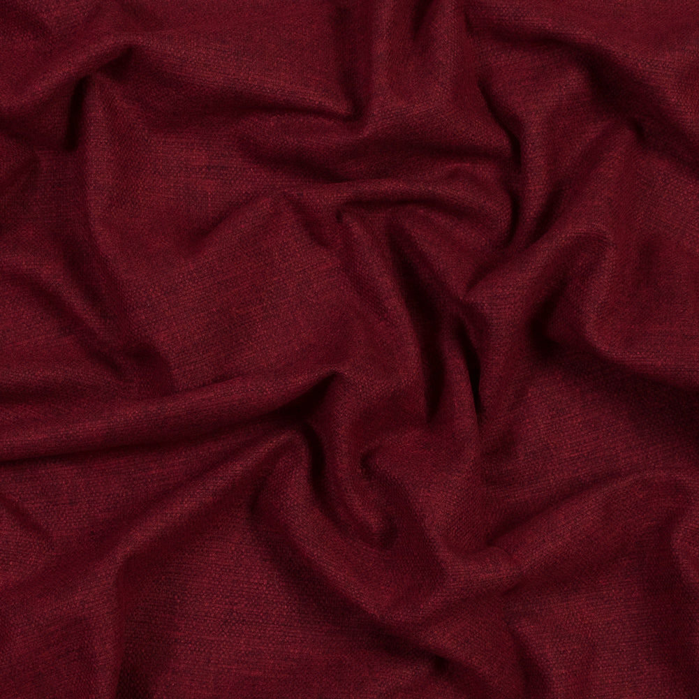 Polyester and Cotton Woven - Merlot - British Imported