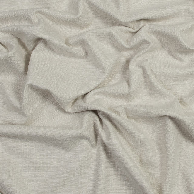 Polyester and Cotton Woven - Oyster - British Imported