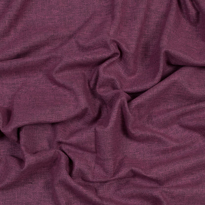 Polyester and Cotton Woven - Plum - British Imported