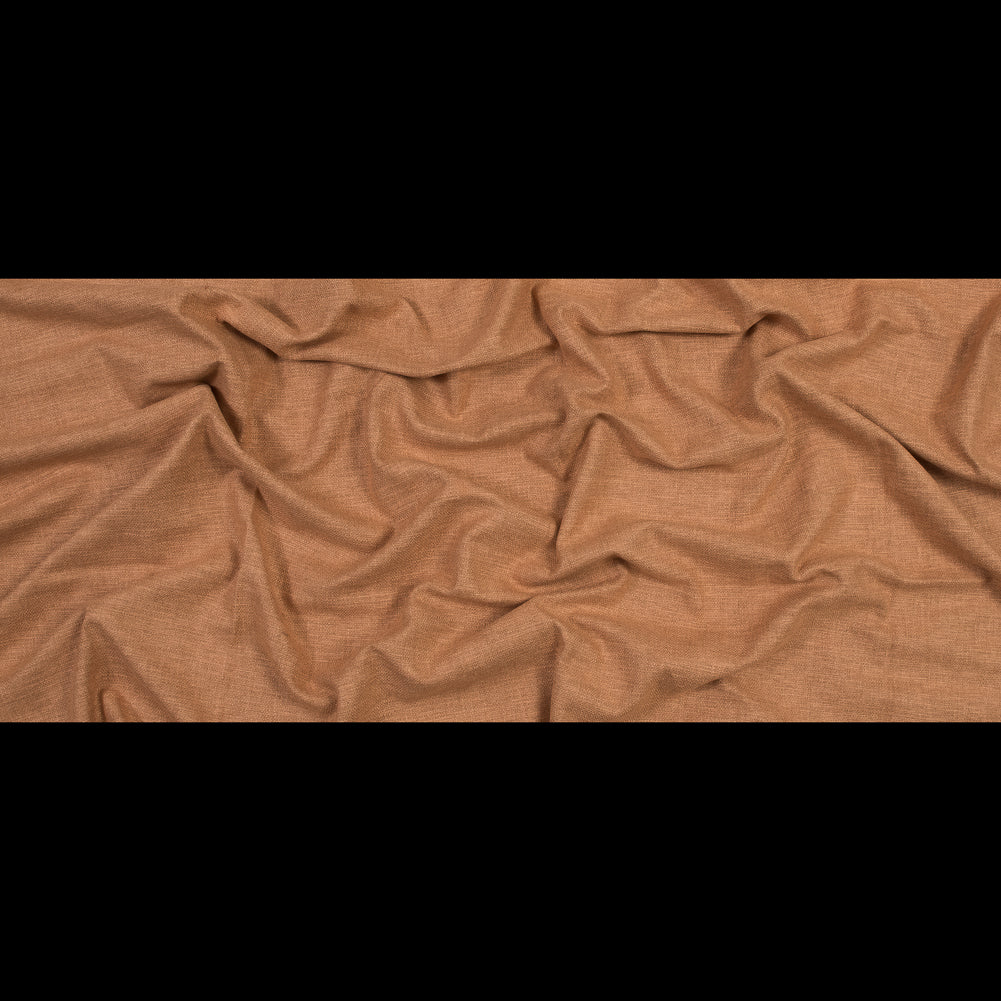 Polyester and Cotton Woven - Rust - British Imported Full