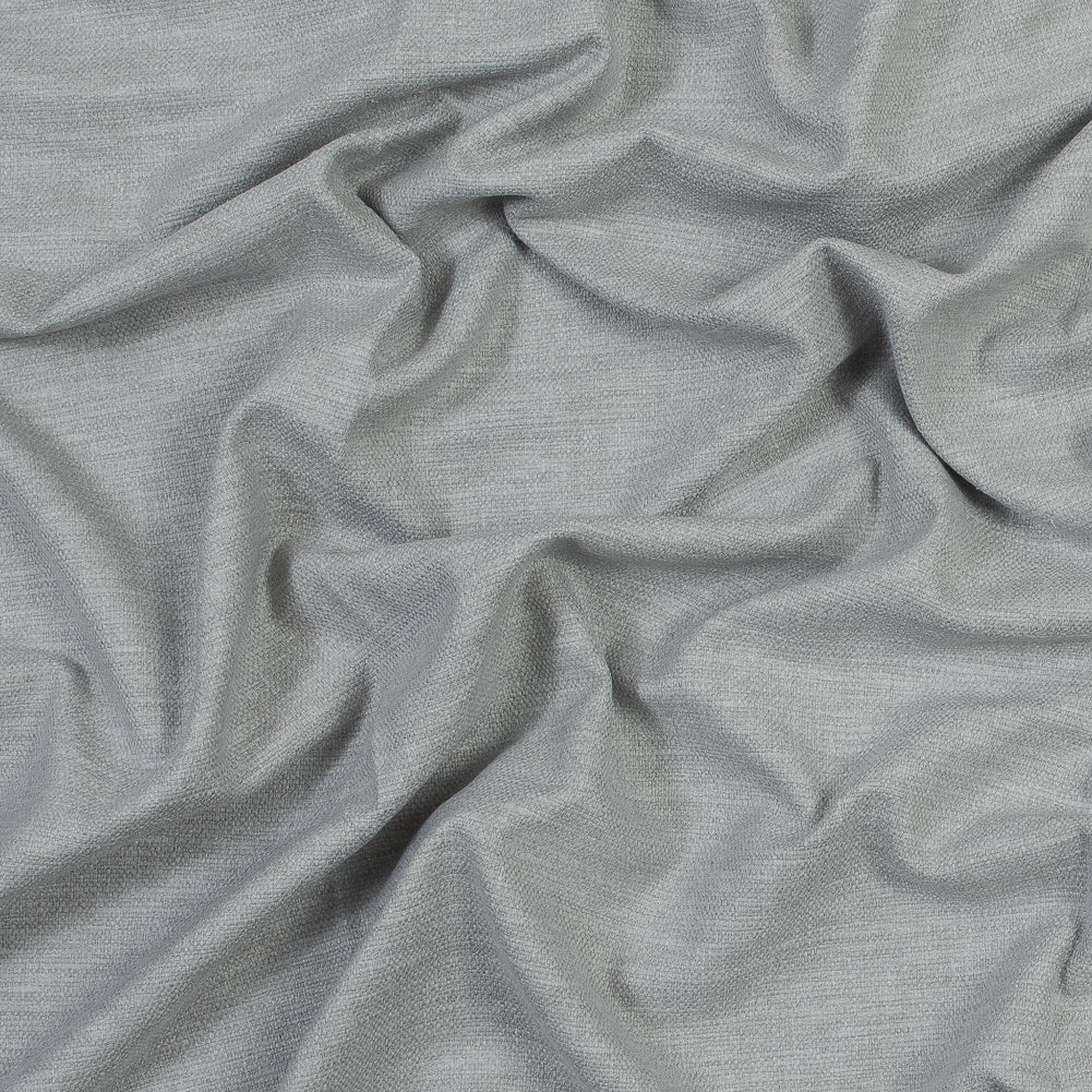 Polyester and Cotton Woven - Silver - British Imported