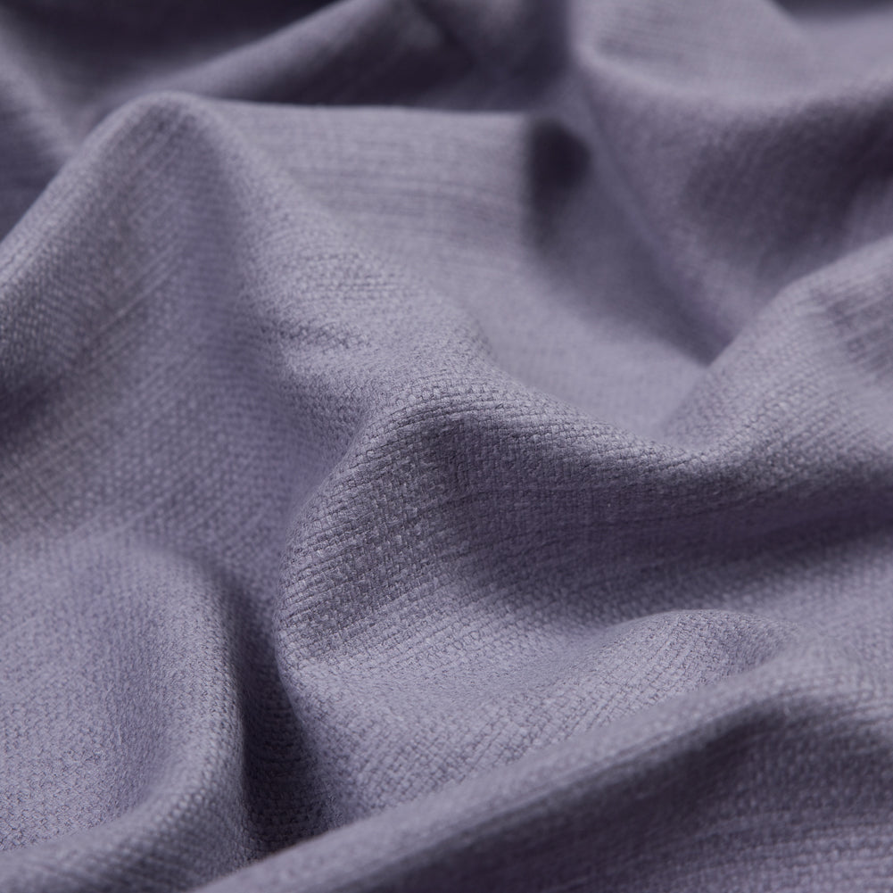 Polyester and Cotton Woven - Violet - British Imported Detail