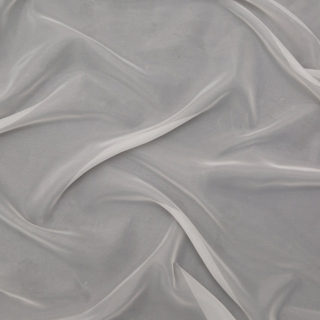 Smooth Drapery Sheers Fabric - Ivory - British Imported