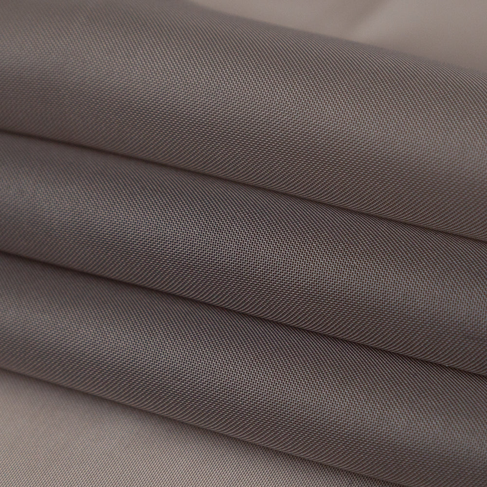 Smooth Drapery Sheers Fabric - Mole - British Imported Folded