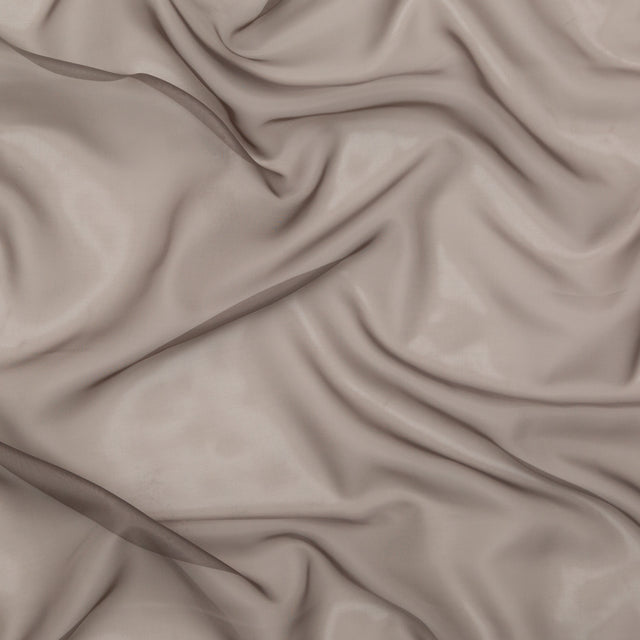 Smooth Drapery Sheers Fabric - Mole - British Imported