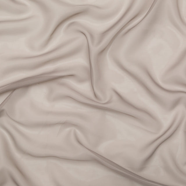 Smooth Drapery Sheers Fabric - Otter - British Imported