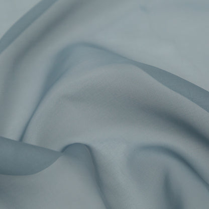 Smooth Drapery Sheers Fabric - River - British Imported Detail