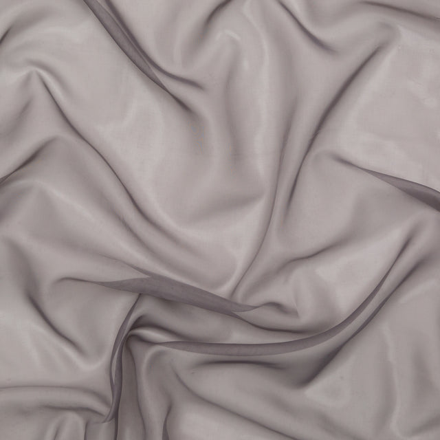 Smooth Drapery Sheers Fabric - Smoke - British Imported