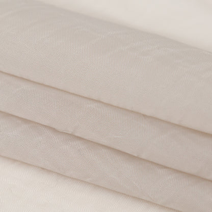 Wrinkled Drapery Sheer Fabric - Linen - British Imported Folded
