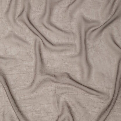 Wrinkled Drapery Sheer Fabric - Mole - British Imported