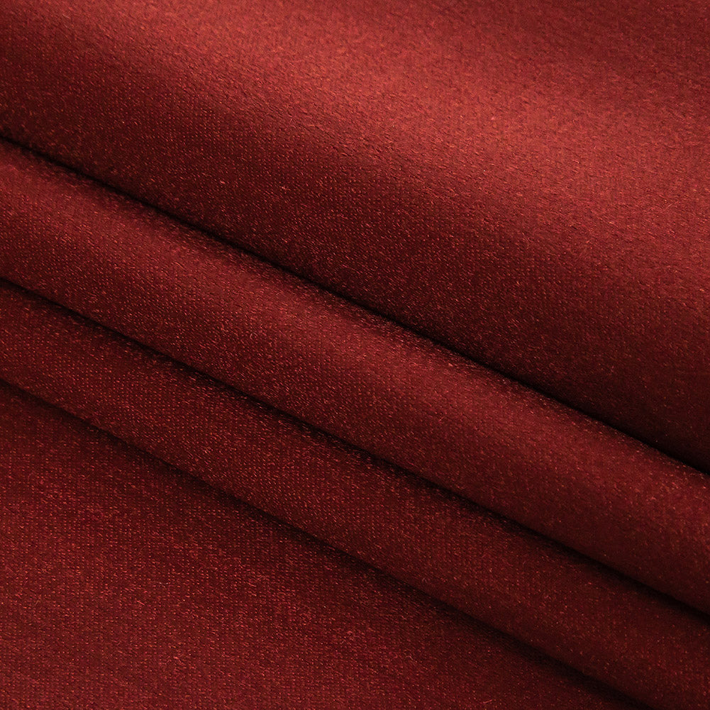Home Decor Polyester Satin - Claret - British Imported Folded