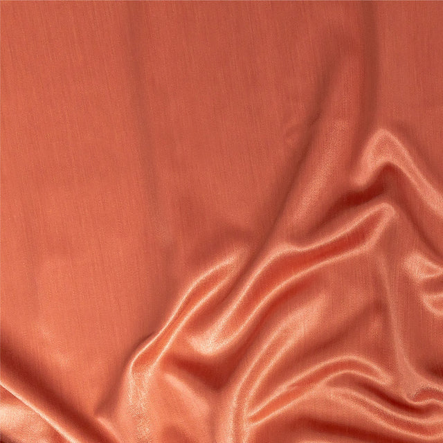 Home Decor Polyester Satin - Coral - British Imported