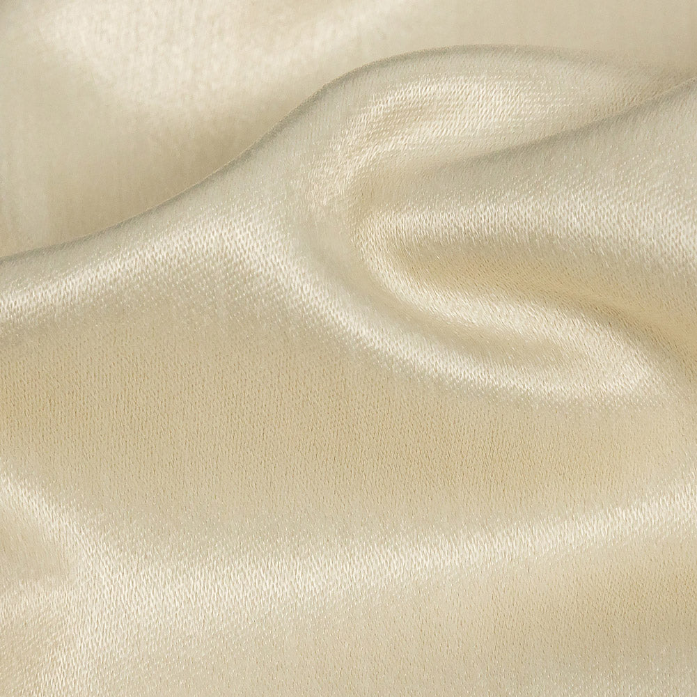 Home Decor Polyester Satin - Cream - British Imported Detail