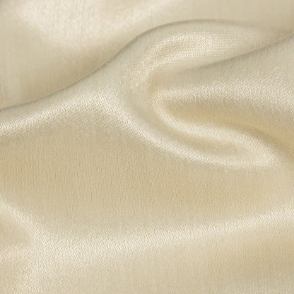 Home Decor Polyester Satin - Cream - British Imported Detail