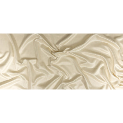 Home Decor Polyester Satin - Cream - British Imported Full