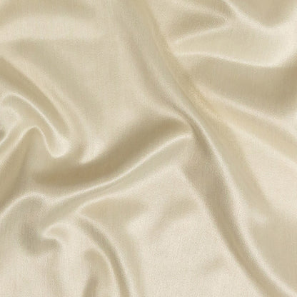 Home Decor Polyester Satin - Cream - British Imported
