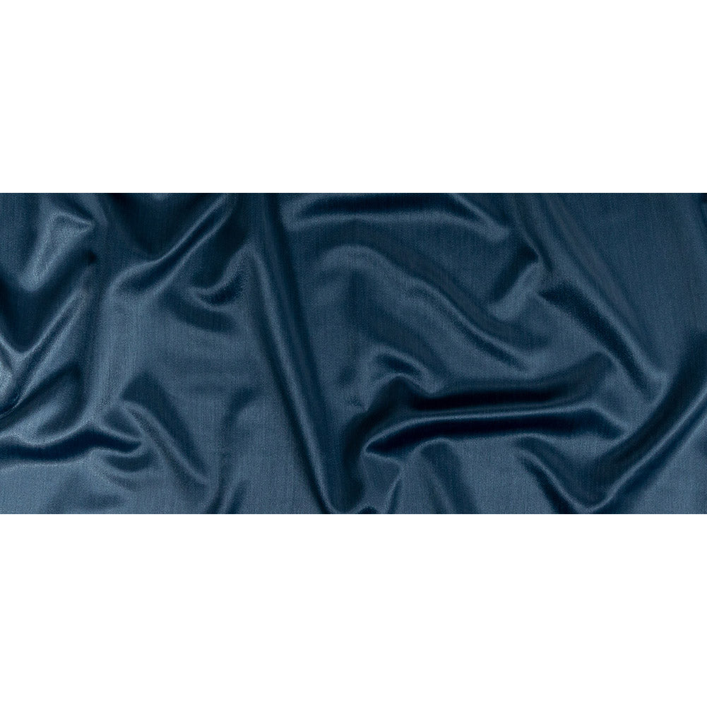 Home Decor Polyester Satin - Denim - British Imported Full