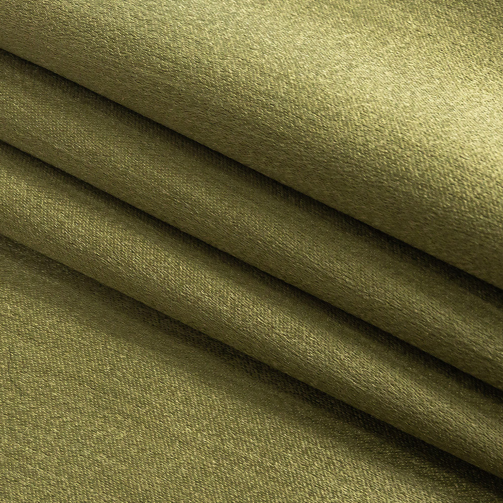 Home Decor Polyester Satin - Khaki - British Imported Folded