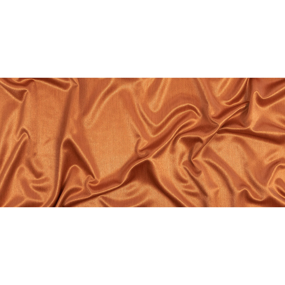 Home Decor Polyester Satin - Terracotta - British Imported Full