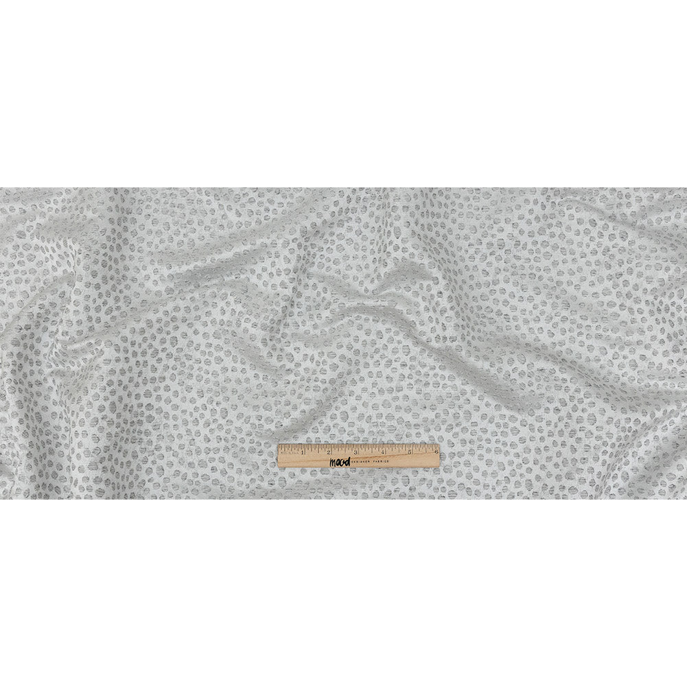 Polyester Jacquard - Platinum Spots - British Imported Full