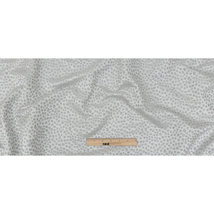 Polyester Jacquard - Platinum Spots - British Imported Full