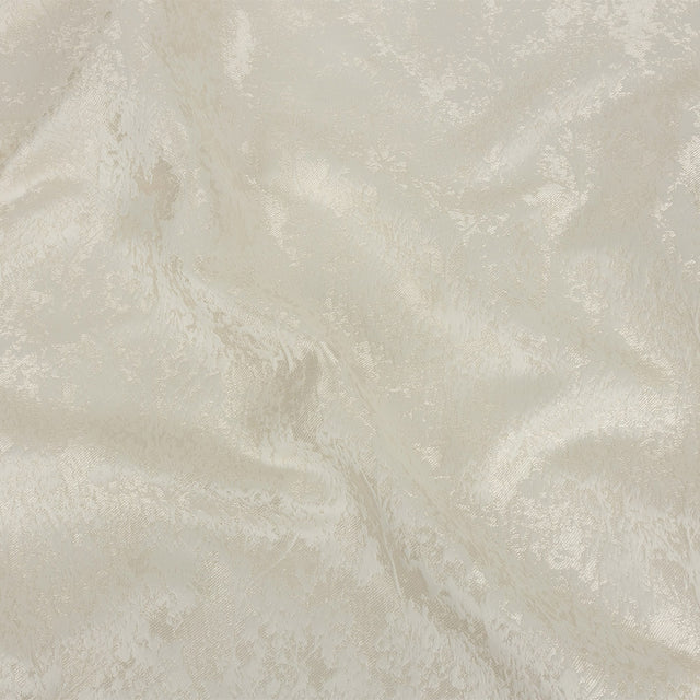 Polyester Jacquard - Ivory Abstract Trees - British Imported