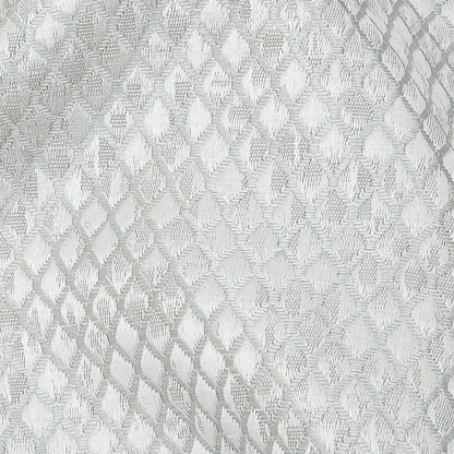 Polyester Jacquard - Platinum Diamonds - British Imported Detail